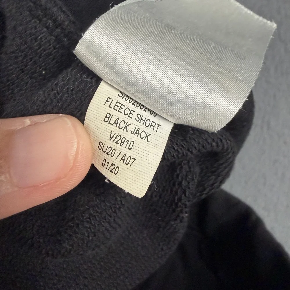 Old Navy Fleece Sweat Shorts Womens XXL Black Elastic Waist Drawstring Lounge - Picture 7 of 11